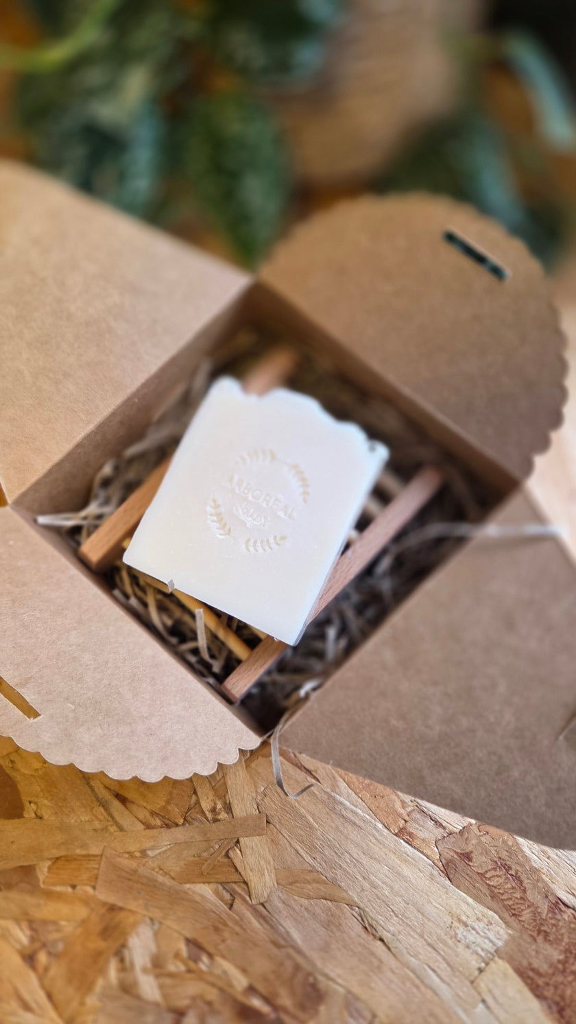 Gift Box - Soap & Bamboo Soap Dish